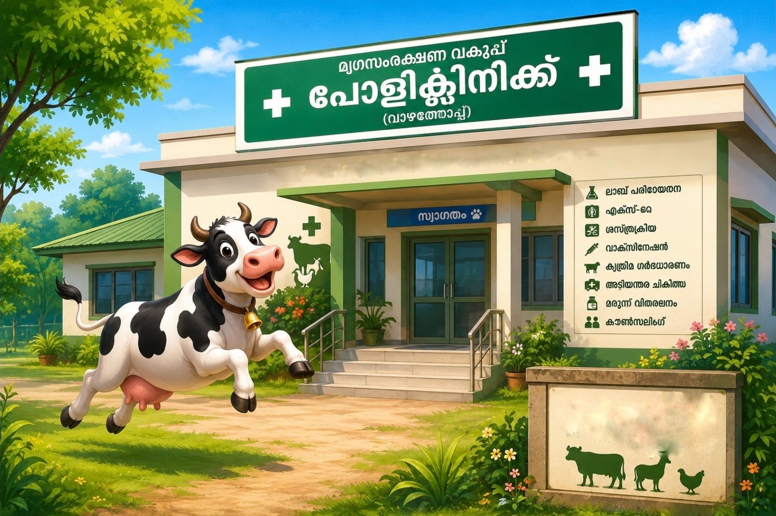 അടിയന്തര ചികിത്സയ്ക്ക് കിലോമീറ്ററുകൾ താണ്ടുന്ന ദുരിതത്തിന് അറുതിവേണം: വാഴത്തോപ്പിൽ മൃഗ പോളിക്ലിനിക് ആവശ്യപ്പെട്ട് എം എൽ എയ്ക്ക് നിവേദനം. ലാബ് ഉൾപ്പെടെയുള്ള ആധുനിക ചികിത്സാ സൗകര്യങ്ങൾ ഒരുക്കാൻ സർക്കാർ അടിയന്തര നടപടി സ്വീകരിക്കണമെന്ന് ആവശ്യം.