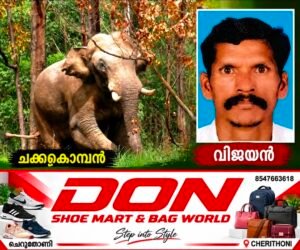 ശാന്തൻപാറയിൽ വീണ്ടും കാട്ടാന ആക്രമണം: 47കാരന് ദാരുണാന്ത്യം. ആക്രമണം നടത്തിയത് ചക്കക്കൊമ്പൻ. വനം വകുപ്പിനെതിരെ പ്രതിഷേധം ന